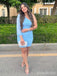 Elegant One Shouler A-line Short Homecoming Dress, HD328000