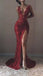 Sexy V-neck Sleeveless Side slit mermaid Long Prom Dress, PD3634