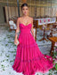 Sexy Sweetheart Spaghetti Strap A-line Long Prom Dress,PD381864