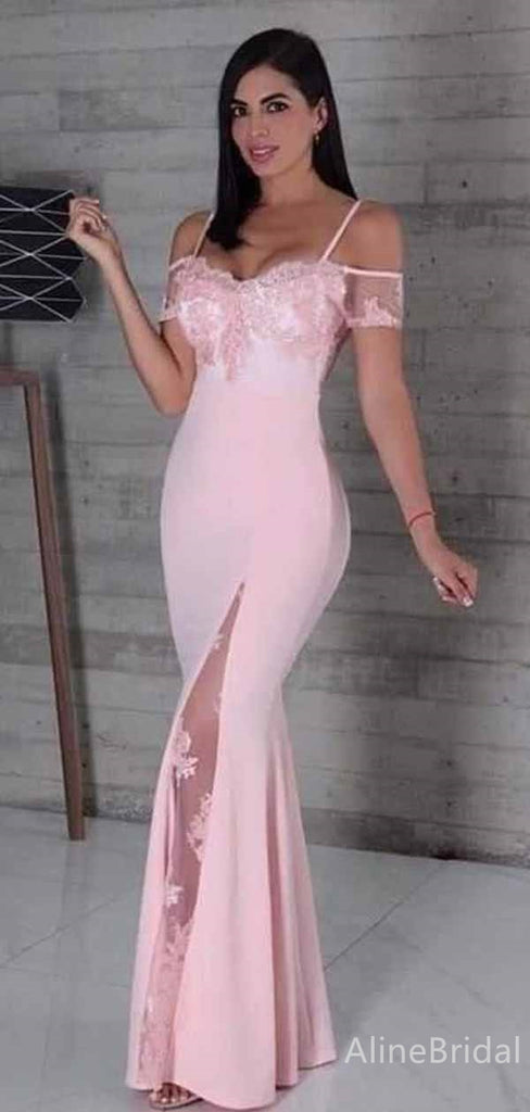 Gorgeous Sweetheart Spaghetti Strap Mermaid Long Prom Dress,PD381928