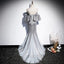 Sexy Off Shoulder Sleeveless Mermaid Long Prom Dress, PD3694