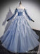 Gorgeous Blue Strapless A-line Long Prom Dress,PD381966