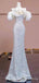 Gorgeous Sequlins Ruffles Strapless Mermaid Long Prom Dress,PD381970