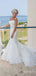 Gorgeous Strapless Lace Appliques Long Sleeves Mermaid Long Wedding Dresses,WD3115