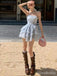 Elegant Strapless A-line Short Mini Homecoming Dress, HD3186