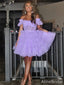 Elegant Strapless Off-Shoulder A-line Short Mini Homecoming Dress, HD3201