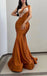 Sexy One Shoulder Sleeveless Mermaid Floor Length Prom Dress, PD3658