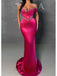 Sparkly Sweetheart Sleeveless Mermaid Floor Length Prom Dress, PD3657