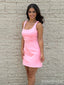 Elegant Square A-line Short Mini Homecoming Dress, HD3246