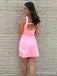 Elegant Square A-line Short Mini Homecoming Dress, HD3246