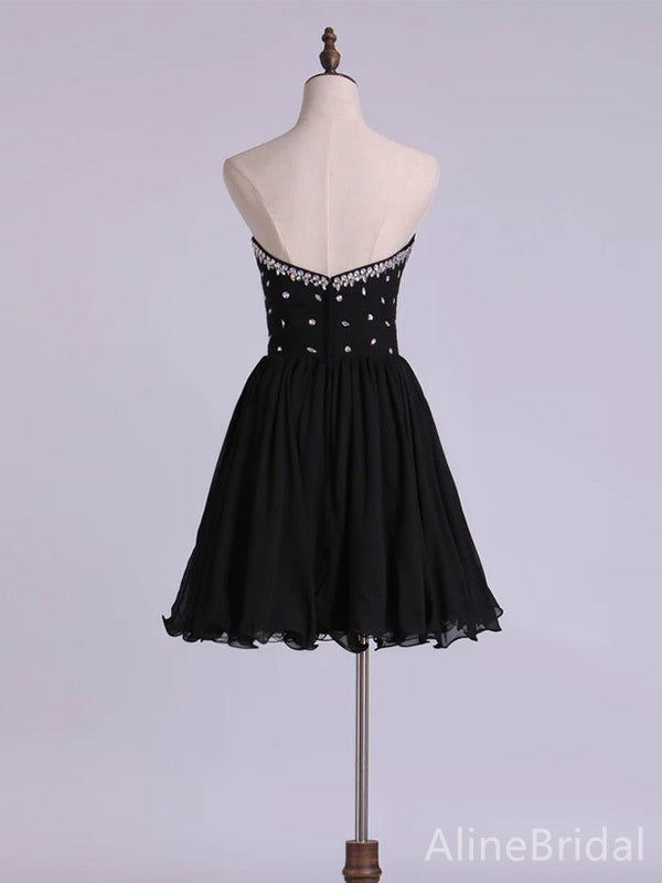 Gorgeous Sweatheart Strapless A-line Short Mini Homecoming Dress, HD32655