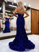 Sparkly Sequins V-neck Mermaid Long Prom Dress,Evening Dress,PD37759