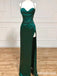 Simple Spaghetti Strap Split Side Mermaid Long Prom Dress,Evening Dress,PD37761