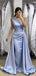 Elegant One Shoulder Mermaid Long Prom Dress,PD37843