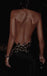Sexy Deep V-neck Sleeveless Mermaid Floor Length Prom Dress, PD3659