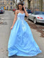 Elegant Sweatheart Spaghetti Strap A-line Long Prom Dress,Evening Dress,PD37817