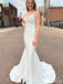 Elegant V-neck Spaghetti Strap Mermaid Long Prom Dress,Evening Dress,PD37827