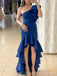 Elegant One Shoulder Mermaid Long Prom Dress,PD37949