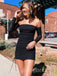Sexy Off shoulder Sheath Short Mini Homecoming Dress, HD3109