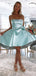 Elegant Strapless A-line Short Homecoming Dress, HD32751