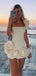 Elegant One Shoulder A-line Short Homecoming Dress, HD32756