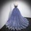 Elegant V-neck Sleeveless A-line Floor length Prom Dress, PD3701