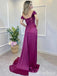 Elegant Sweatheart Off-Shoulder Mermaid Long Prom Dress,PD37967