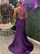 Simple Sweatheart Spaghetti Strap Mermaid Long Prom Dress,PD38011