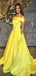 Simple Off-Shoulder Strapless A-line Long Prom Dress,PD38039