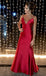 Elegant Spaghetti Straps Sleeveless A-line Floor Length Prom Dress, PD3656