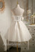 Cute Bow knot Sleeveless A-line Short Mini Homecoming Dress, HD3092