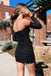 Sexy Off shoulder Sheath Short Mini Homecoming Dress, HD3109