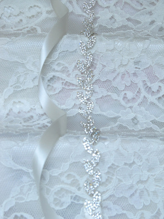 Thin Bridal Belt,Wedding Belt,Sparkly Beading Belt,Gorgeous Silvery Beading Belt, SA0023