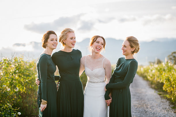 Five  Bridesmaid Dresses for Sarah Barfield