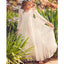 Boho Long Sleeve A-line Lace Flower Girl Dresses, Lovely Little Girl Dresses, FG063