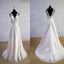 Special Wheat Color Wedding Dress V-Neck Wedding Dress V-Back Lace A-line Bridal Gown Wedding Dresses, WD0023