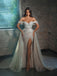 Sexy Sweetheart Off shoulder Side slit Sheath Long Prom Dress, PD3590