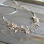 Rose Gold Floral Bridal Belt,Wedding Belt,Crystal Rhinestones Girl Sash, Leaves Sashes, SA0027