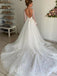 Sexy V-neck Long sleeves Mermaid Lace applique Wedding Dresses,WD3048