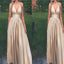 Deep V-Neck Sexy Evening Simple Formal Junior Long Charming Prom Dress .AB1130