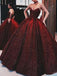 A-Line ELegant Gorgeous Strapless Modest Floor-Length Prom Dresses PD1156