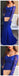 New Arrival Long Sleeve Royal Blue Lace Sexy Mermaid Cocktail Prom Gown Dress,PD0116