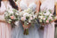 Light Grey Tulle Ruffles Strapless Ball Gown Simple Wedding Dresses, AB1110