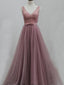 New Arrival Tulle V-Back Aline Discount Evening Party Prom Dresses Online,PD0173