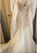 Shiny Beading Rhinestone Applique Tulle Strapless Mermaid Illusion Wedding Dresses, AB1533