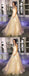 Sparkly Sequined Tulle Satin Illusion Cap Sleeve Prom Dreses,PD00369
