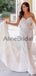 Sweetheart Strapless Lace Ivory Chiffon Mermiad Train Wedding Dresses , AB1531