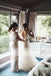 Simple Country Wedding Ivory Lace Top Tulle Sleeveless A-line Wedding Dresses, AB1130