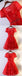 Pretty A-line Floral Prints Lace Beading Short Sleeve Lace Up Back Red Homecoming Dresses,BD00210