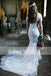 Elegant Gorgeous Affordable Beaded Lace V-neck Short Sleeve Mermaid Wedding Dresses, AB1128